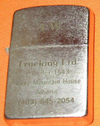 WINDGUARD Lighter "4W Trucking Ltd" Rocky Mountain House, AB