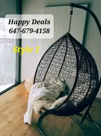 Single seat swing chair,stand, Cushion High quality- Many design