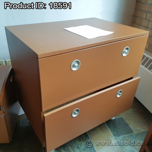 Wood Style 2 Drawer Lateral File Cabinets, $250 each in Storage & Organization in Calgary - Image 4