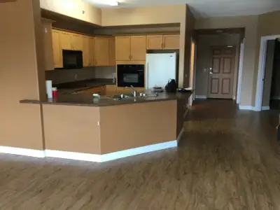 Kitchen cabinets made by Kitchen Craft Oak upper and lower cabinets total 17 In very good condition...
