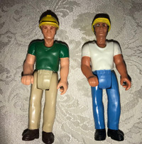 Vintage Fisher Price Adventure People Male Construction Workers