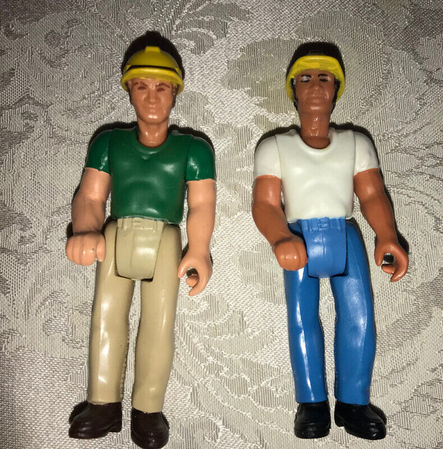 Vintage Fisher Price Adventure People Male Construction Workers in Toys & Games in St. Catharines
