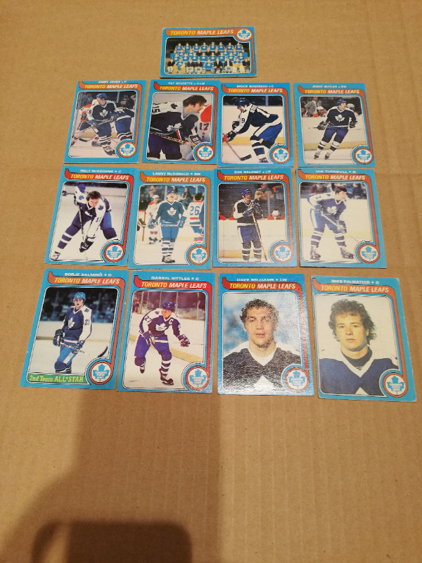 1979 Toronto Maple Leaf / Montreal Canadiens  hockey cards in Arts & Collectibles in Hamilton