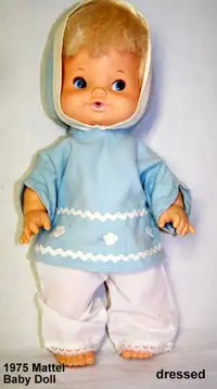 Beautiful Vintage Mattel Baby Doll, soft body,1975, excellent
