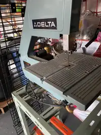 Delta Band Saw with its own custom table