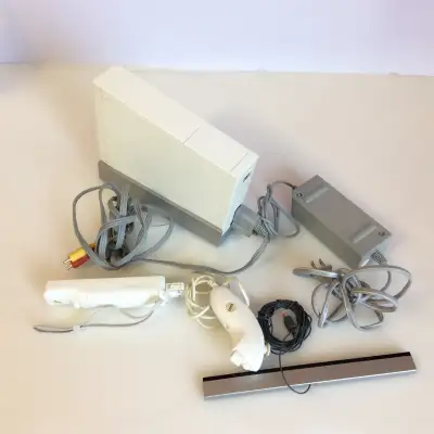 The original model of the Nintendo Wii console model:  RVL-001, View more