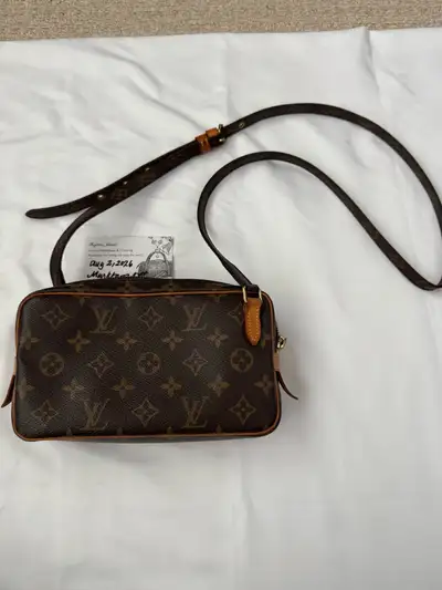 Louis Vuitton Monogram Pochette Marley crossbody guc, View more