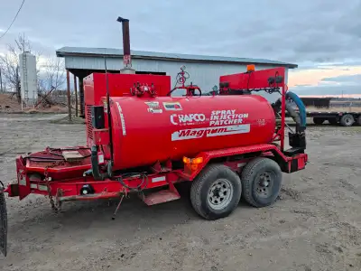 Prepare & patch in one operation. This spray patcher is used, but is well maintained and has several...