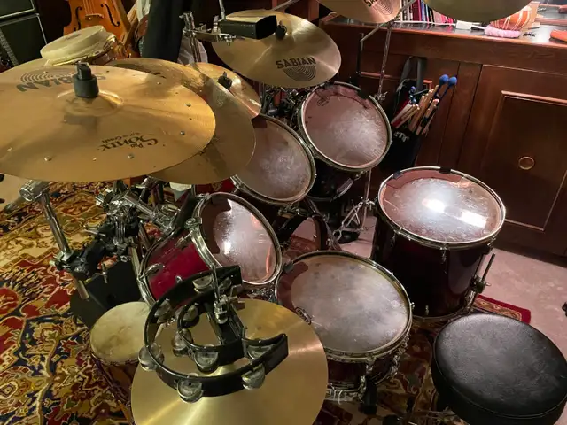 Pearl Master Custom Drum kit. 90's Drum kit.584200020810147843