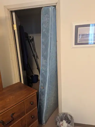 Free king-size mattress (used), View more