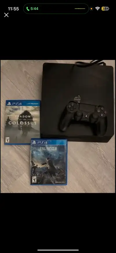 PS4 Slim Like New 500GB with two games included, View more
