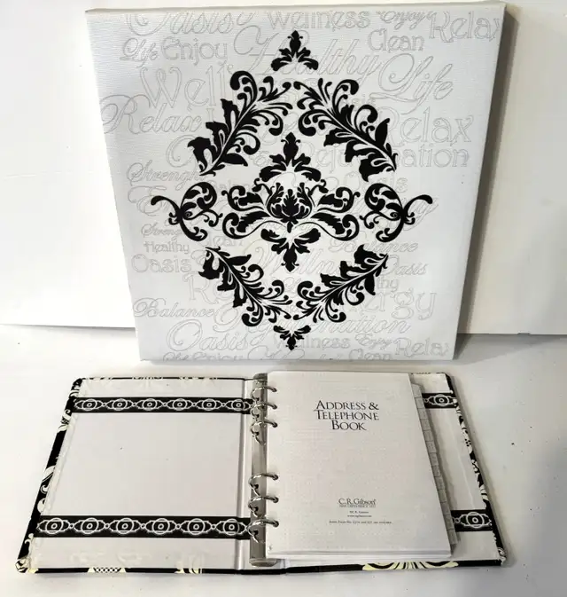 Lovely Bouclair frame address book / Joli cadre & carnet address in Home Décor & Accents in Gatineau - Image 5