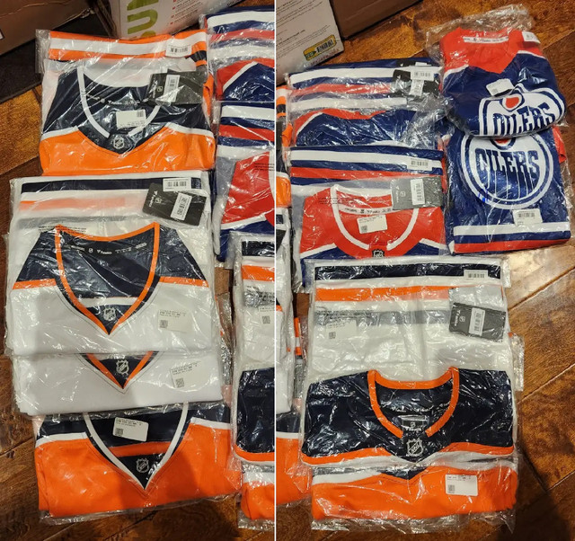 *BRAND NEW Men's Edmonton Oilers Jersey size S/M (Orange)* in Men's in Edmonton - Image 2