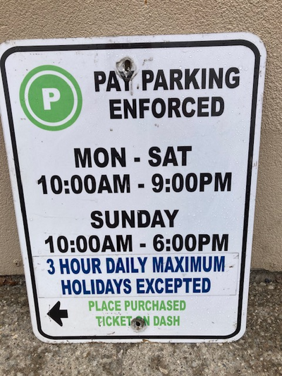 Metal Pay Parking Enforced Sign, View more