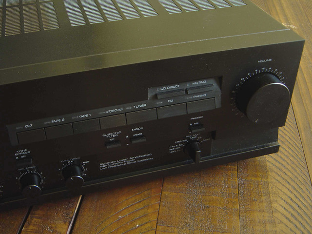 VINTAGE YAMAHA AX-700U STEREO AMPLIFIER +110W/ch CLEAN & TESTED in Stereo Systems & Home Theatre in Peterborough - Image 4