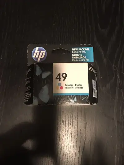 HP 49 Tri-Color Ink Printer Cartridge - Cartouche D'encre, View more