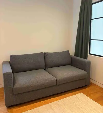 IKEA FINNALA Sleeper sofa bed gray, View more