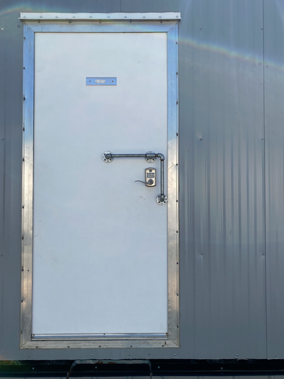 Used 36" X 80" Atco Trailer Entrance doors Ideal for installation on Shipping containers Sea Cans co...