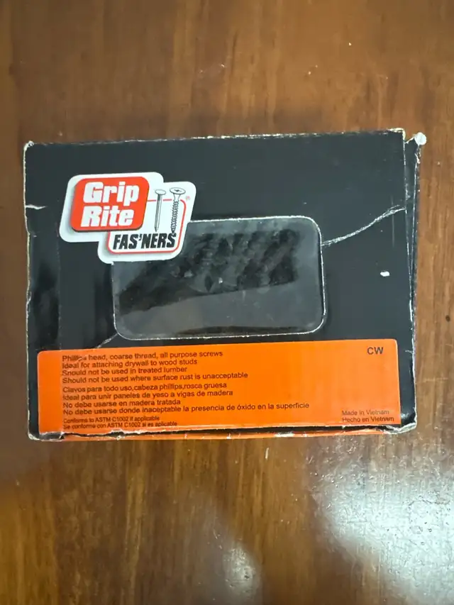 Grip Rite 1-1/4" x 8 GA Drywall Screws in Other in Oakville / Halton Region - Image 2