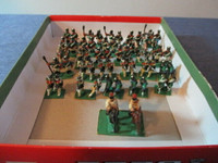 LOT OF 56 VINTAGE LEAD TOY SOLDIERS-1960/70S-NAPOLEONIC WARS