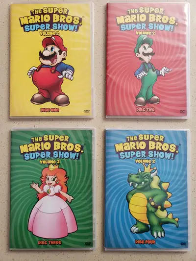 The super Mario Bros super show 4 DVDs, View more