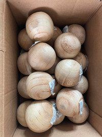 Wooden Art Balls - Retail $9.99 each, less than 1/2 price