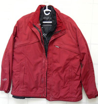 SOLD! Men's XL Burgundy winter jacket with liner