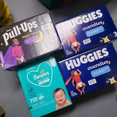 ALL SEALED, NEW IN BOXES! Huggies & Pampers wipes Bundle! PRICE IS FIRM & NON NEGOTIABLE Huggies ove...