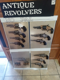 Antique revolvers