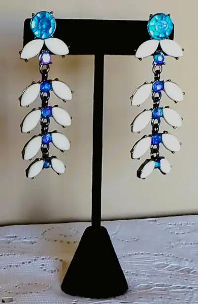 "COCOA JEWELRY" DANGLE STUD PIERCED  EARRINGS, View more