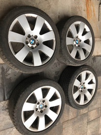 BMW Rims + P245/40/18 Goodyear Eagle Sport all season tires