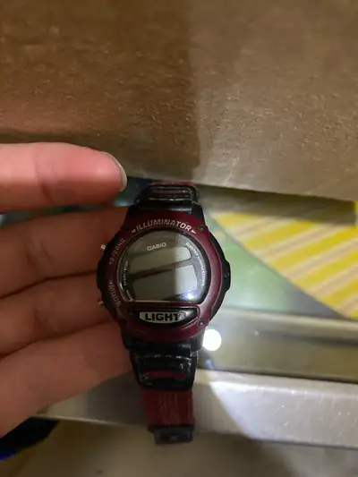 This is a Casio Illuminator digital watch, known for its durability and functionality. This watch ha...