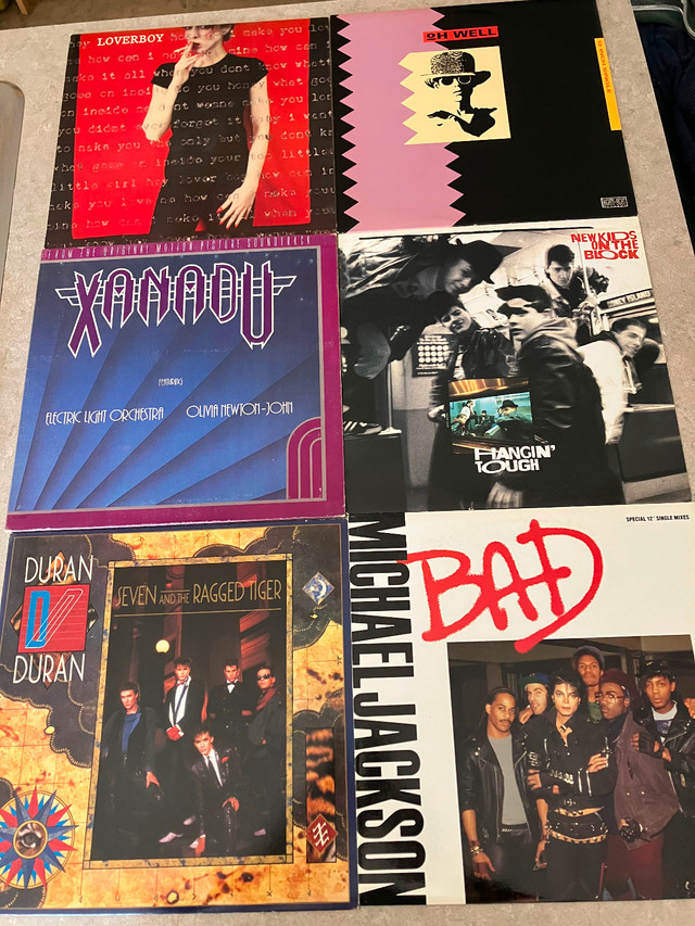 Forty-One Vinyl Albums (MJ’s Thriller) and Dance Singles, $190 in CDs, DVDs & Blu-ray in Strathcona County