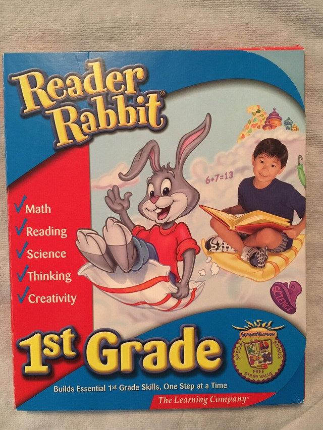 Reader Rabbit CD for Grade 1  in CDs, DVDs & Blu-ray in Bedford - Image 2