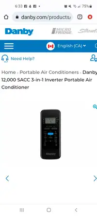 Danby 3 in 1 Air conditioner 