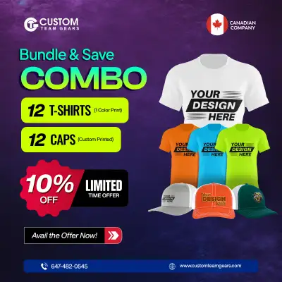 Customized T-shirts and Caps - Business Package, View more