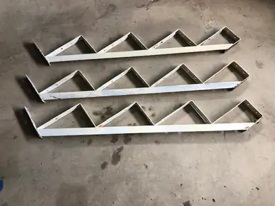 3 x 4 step stair risers (steel stringers), View more