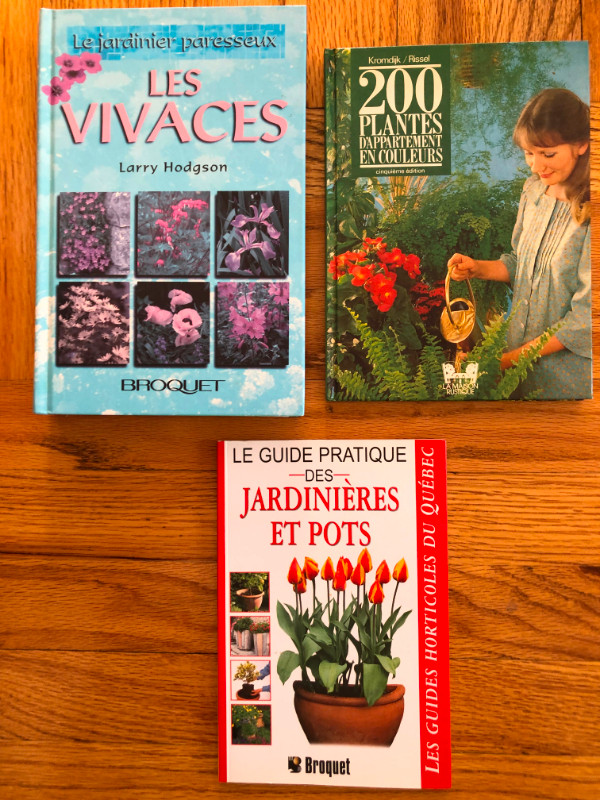 LIVRES SUR LES PLANTES / JARDIN (prix à côté des livres) dans Plantes, engrais et terreaux  à Longueuil/Rive Sud
