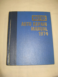 Motor Auto Repair Manual 1974 American Auto GM Ford Mopar AMC