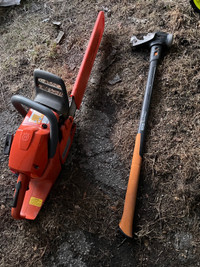 Firewood Starter Pack - Chainsaw and Maul