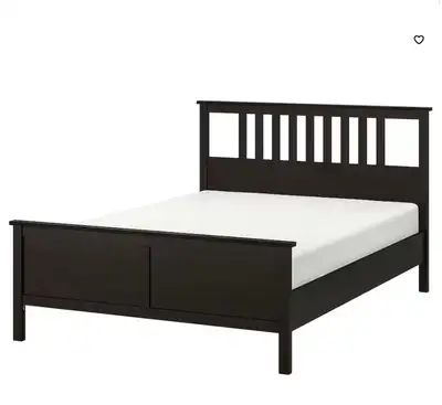 ikea hemnes queen bed + slats Already disassembled superficiel Scratch in the headboard but will be...