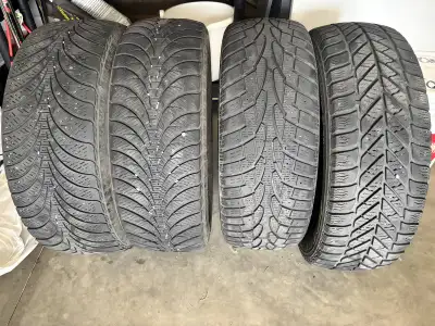I'm selling a set of Winter tires, perfect for tackling Canadian winters! . They are used, but still...