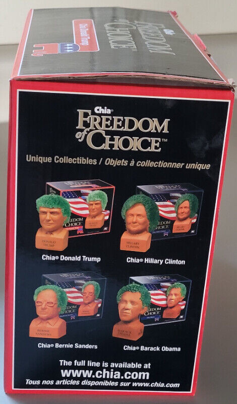Chia President Donald Trump Freedom of Choice Pottery Planter in Arts & Collectibles in Oshawa / Durham Region - Image 3