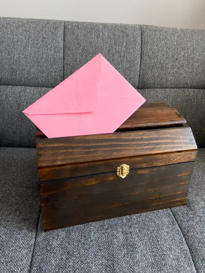 Wedding / Event Gift Card Box, View more