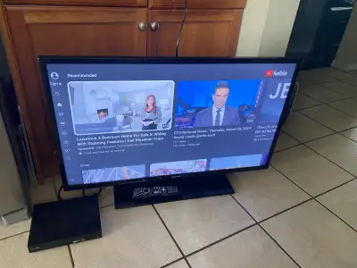 39” Samsung LED TV Combined with Sony Smart Blue Ray player for , View more