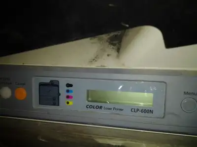 CLP-600N Color Laser Printer from Samsung is a color laser printer USB Ethernet 2400 x 600 high Rez...
