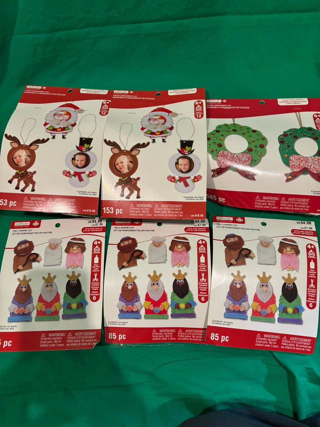 Variety of Kids Christmas Arts and Crafts - brand new in Hobbies & Crafts in Calgary - Image 2