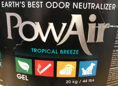 (NEW)  PowAir Odor Neutralizer Gel 20 Liters Tropical Breeze, View more