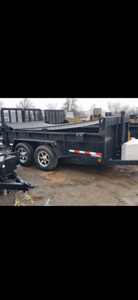 2023 6x12 dump trailer (7ton) 