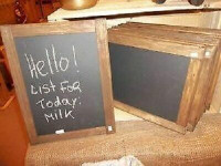 Double Sided Framed Chalk Boards